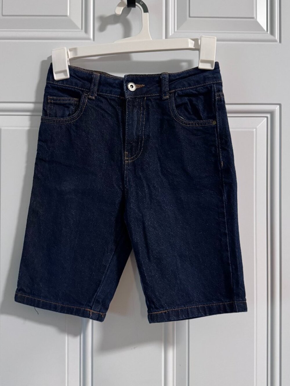 Primark Dark Navy Blue Jean shorts Boy size 8-9